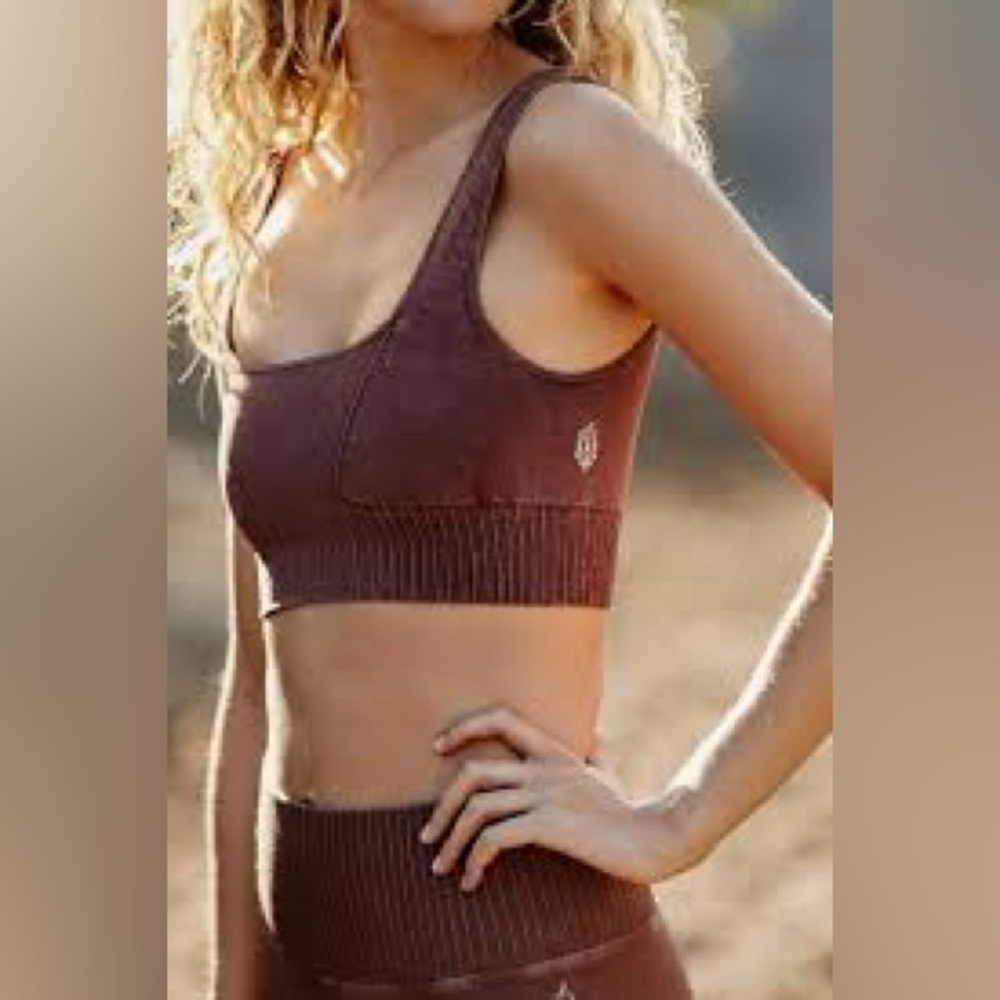 FP Movement Good Karma square neck bra, sz xs/s